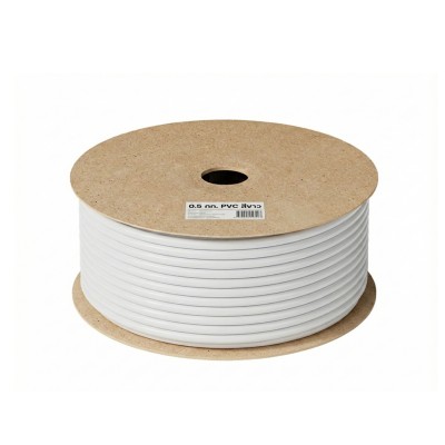ปลอกเครื่องพิมพ์สายไฟ PVC สีขาว 0.5 กก./ม้วน (เลือกขนาด หน้าตัดสาย) ปลอกเครื่องพิมพ์สายไฟ PVC สีขาว 0.5 กก./ม้วน (เลือกขนาด หน้าตัดสาย)