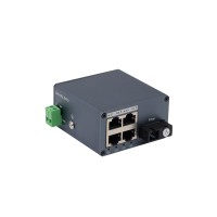 Mini Gigabit Industrial Fiber Converter 1SC 4LAN 20km A-Type Mini Gigabit Industrial Fiber Converter 1SC 4LAN 20km A-Type