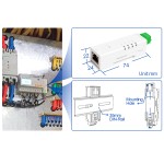 USR-DR134 RS485 to Ethernet Serial Device Server สำหรับ Modbus และ MQTT