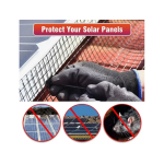 ตาข่ายกันนกใต้แผงโซลาร์เซลล์ 8 นิ้ว ยาว 30 เมตร พร้อมชุดติดตั้ง 80 ชุด ตาข่ายกันนกใต้แผงโซลาร์เซลล์ 8 นิ้ว ยาว 30 เมตร พร้อมชุดติดตั้ง 80 ชุด