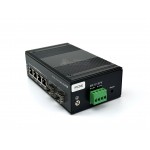Full Gigabit Industrial Managed PoE Switch 4 Port + 2 SFP (WEB Managed)