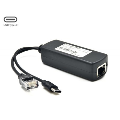 PoE Splitter 48V to USB TYPE-C (5V) 10/100M