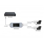 10/100M PoE Extender (Splitter) 1 ออก 2 ใช้กับ Standard PoE Switch 48V