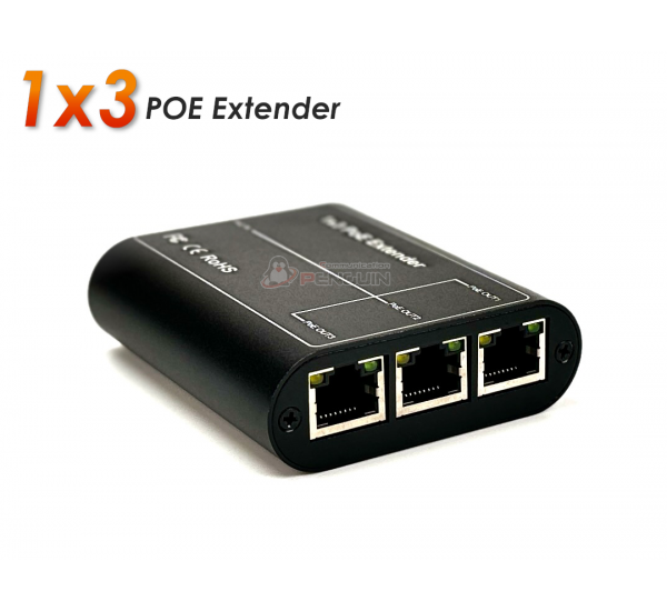 1x3 POE Extender / Splitter