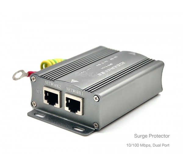 2 Port  PoE Surge Protector 10/100M