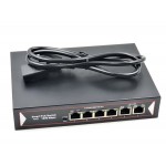 Gigabit PoE Switch 4 Port (Isolation Port) + 2 GE Uplink