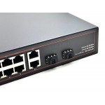 Gigabit PoE Switch 8 Port + 2GE + 2 SFP (Desktop)