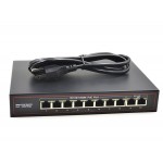 Gigabit POE Switch 8 POE + 2 Gigabit Uplink