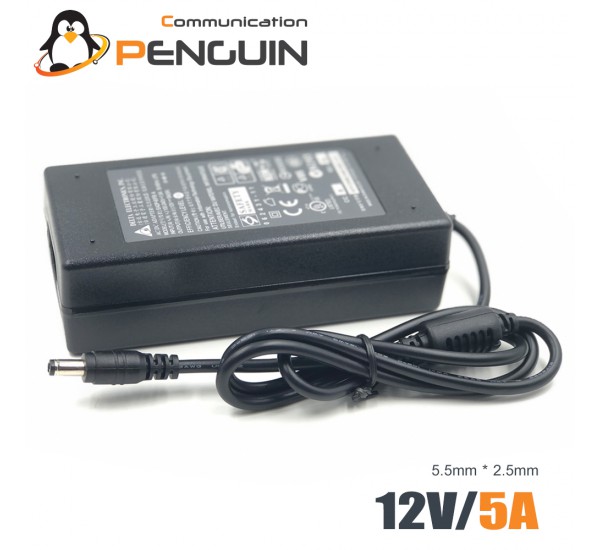 Adapter Power Supply 12V-5A (5.5 มม * 2.5 มม)