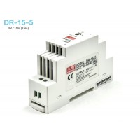  DR-15-5  Rail Type Switching Power Supply 5V (2.4A) 15W