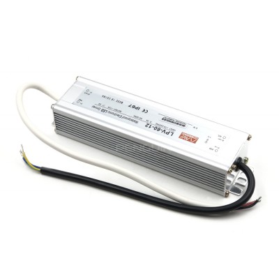 LPV-60-12 | Waterproof LED Driver 12V(5A) 60W สำหรับไฟ LED กันน้ำ