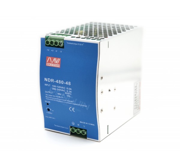 NDR-480-48 Rail Type Switching Power Supply 48V (10A) 480W