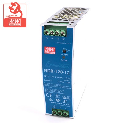 NDR-120-12 Industrial Din Rail Power Supply 12V/10A (120W)