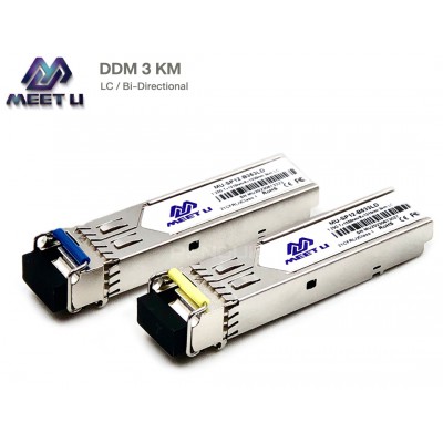 Single-mode SFP 1.25G LC Bi-Directional (DDM) - 3 KM