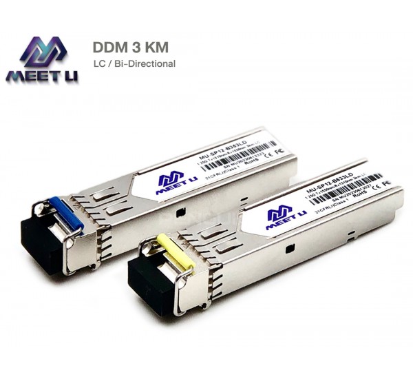 Single-mode SFP 1.25G LC Bi-Directional (DDM) - 3 KM