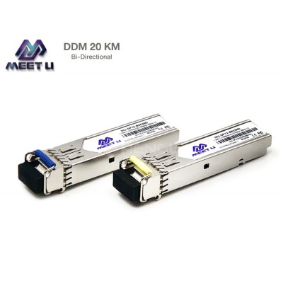 Single-mode SFP 1.25G LC Bi-Directional (DDM) - 20 KM