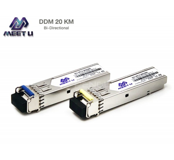 Single-mode SFP 1.25G LC Bi-Directional (DDM) - 20 KM