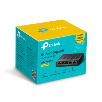 5-Port 10/100/1000Mbps Desktop Switch TP-Link รุ่น LS1005G