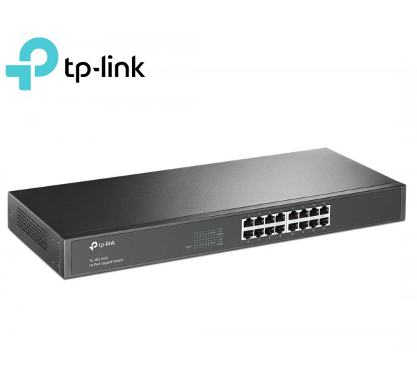 Gigabit Ethernet Switch 16 Port (Rack Mount) TP-LINK รุ่น TL-SG1016